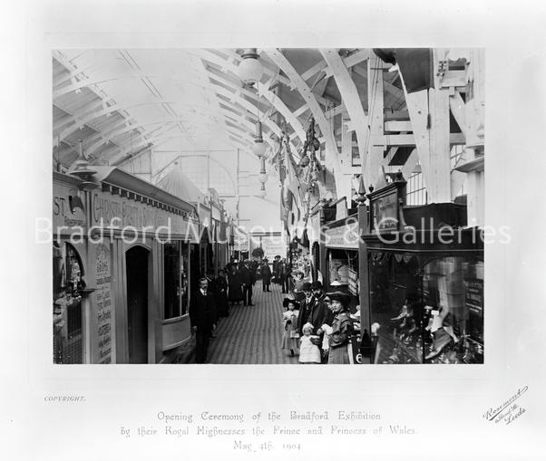 Industrial Hall, Lister Park 1904 Bradford Great Exhibition