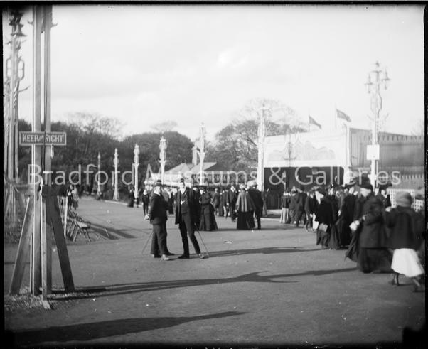 The Promenade, Lister Park, 1904 Bradford Great Exhibition.