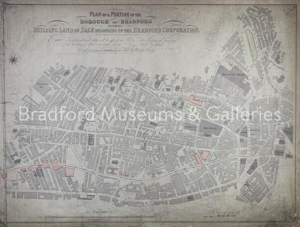 Bradford City Plan March 1884